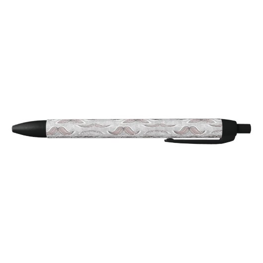 Trendy Mustache Pattern Zwarte Inkt Pen (Bodem)