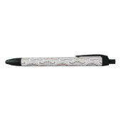 Trendy Mustache Pattern Zwarte Inkt Pen (Bovenkant)