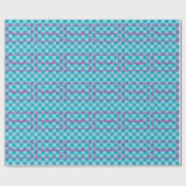Trendy naam sjabloon sticker cadeaupapier (Vlak)