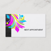 TRENDY NAIL SALON VISITEKAARTJE AFSPRAKENKAARTJE (Achterkant)