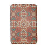 Trendy Native American Tribe Mosaic Pattern Badmat (Voorkant Verticaal)