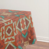 Trendy Native American Tribe Mosaic Pattern Tafelkleed (Voorbeeld)