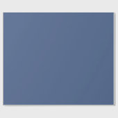 Trendy Natural Blue Wrapping Paper Roll Cadeaupapier (Vlak)