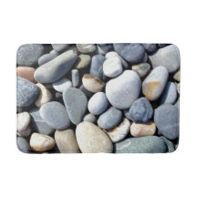 Trendy Natural Vivid Colors Pebbles Beach Foto