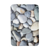Trendy Natural Vivid Colors Pebbles Beach Foto Badmat (Voorkant Verticaal)