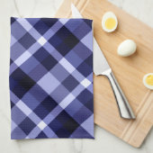 Trendy Navy Blue Pset Pattern Kitchen Towel Theedoek (Quarter Fold)
