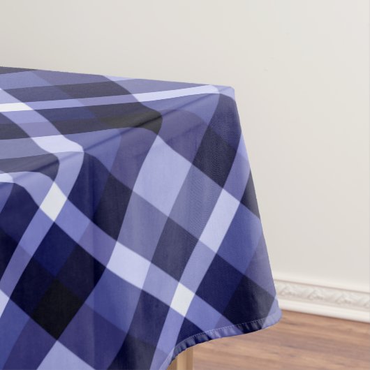 Trendy Navy Blue Pset Pattern Large Tablecloth Tafelkleed (Voorbeeld)