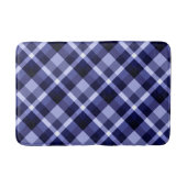 Trendy Navy Blue Pset Pattern Medium Bath Mat (Voorkant)