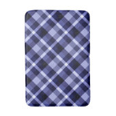 Trendy Navy Blue Pset Pattern Medium Bath Mat (Voorkant Verticaal)