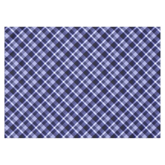 Trendy Navy Blue Pset Pattern medium Tablecloth Tafelkleed (Voorkant (Horizontaal))