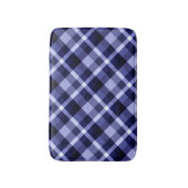 Trendy Navy Blue Pset Pattern Small Bath Mat (Voorkant Verticaal)