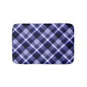 Trendy Navy Blue Pset Pattern Small Bath Mat (Voorkant)