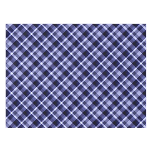Trendy Navy Blue Pset Pattern Small Tablecloth Tafelkleed (Voorkant (Horizontaal))