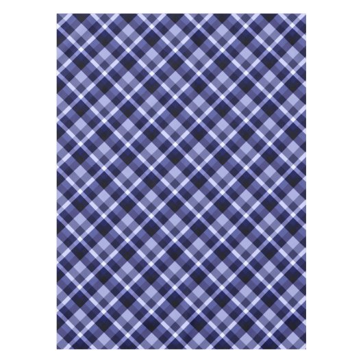 Trendy Navy Blue Pset Pattern Small Tablecloth Tafelkleed (Voorkant)