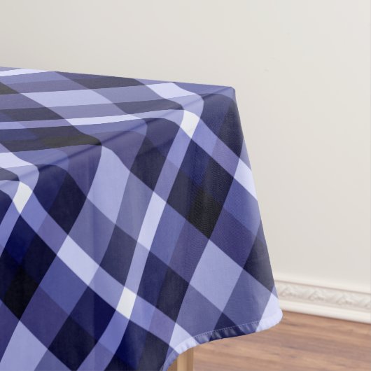 Trendy Navy Blue Pset Pattern Small Tablecloth Tafelkleed (Voorbeeld)