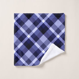 Trendy Navy Blue Pset Pattern Washcloth Washandje