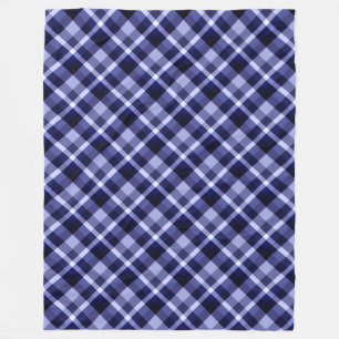 Trendy Navy Blue Pset Print Large Fleece Blanket Deken