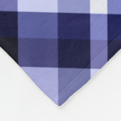 Trendy Navy Blue Pset Print Large Fleece Blanket Deken (Hoek)