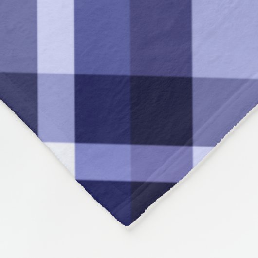 Trendy Navy Blue Pset Print Medium Fleece Blanket (Hoek)