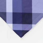 Trendy Navy Blue Pset Print Medium Fleece Blanket Deken (Hoek)