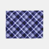 Trendy Navy Blue Pset Print Small Fleece Blanket Deken (Voorkant (Horizontaal))