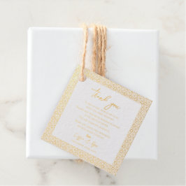 Trendy Navy Gold Design Wedding Bedankt Bericht Bedankjes Labels