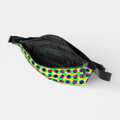 Trendy Neon Disco Lights Naam Kleurrijke Stippen P Heuptasje (Open)