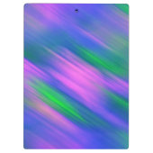 Trendy Neon Helder Blauw groen roze Abstract Klembord (Achterkant)