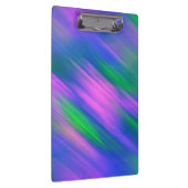 Trendy Neon Helder Blauw groen roze Abstract Klembord (Rechts)