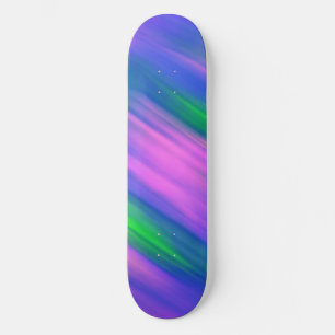 Trendy Neon Helder Blauw groen roze Abstract Persoonlijk Skateboard