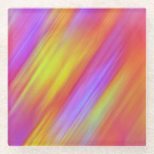 Trendy Neon Helder Rood Roze Geel Abstract