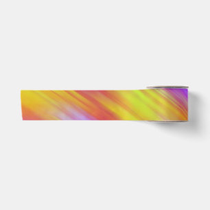 Trendy Neon Helder Rood Roze Geel Abstract Satijnen Lint