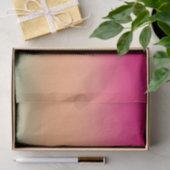 Trendy Neon Roze groen en zandbruin Tissuepapier (Geschenk)