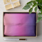 Trendy neon roze paarse en licht oranje gradiënt tissuepapier (Geschenk)