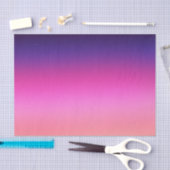 Trendy neon roze paarse en licht oranje gradiënt tissuepapier (Craft)