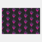Trendy Neon Wrapping Paper Flat Sheet Set van 3 (Voorkant)