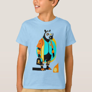 Trendy neushoorns t-shirt