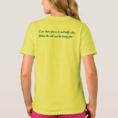 Trendy neushoorns t-shirt (Achterkant)