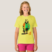 Trendy neushoorns t-shirt (Voorkant volledig)