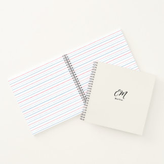 Trendy neutraal Notitieboek