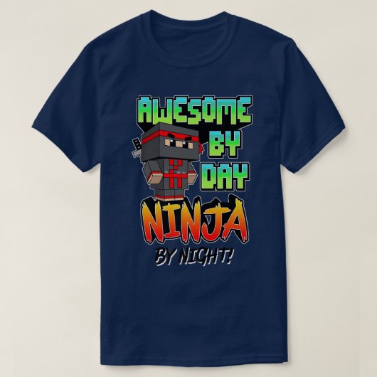 Trendy Ninja door Night Poster1221 T-shirt (Design voorkant)