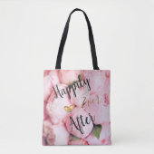 Trendy nog lang en gelukkig na design tote bag (Voorkant)