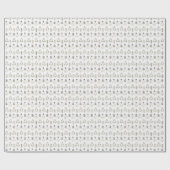 Trendy Nordic minimalistisch goud en zwarte kerst Cadeaupapier (Vlak)