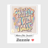 "Trendy nostalgie" Sticker (Vel)