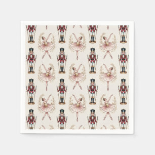 Trendy Notenkraker en Ballerina balletdanser Servet