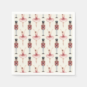 Trendy Notenkraker en Ballerina balletdanser Servet