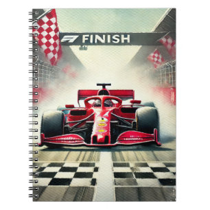 trendy notitieboekje Formule 1 Notitieboek