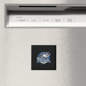 Trendy nummer 1 Opa Vissen Logo Magneet (Insitu (Vaatwasser))