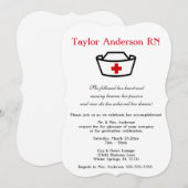 Trendy Nursing School Afstuderen Aankondiging (Voorkant / Achterkant)