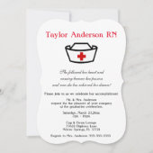 Trendy Nursing School Afstuderen Aankondiging (Voorkant)